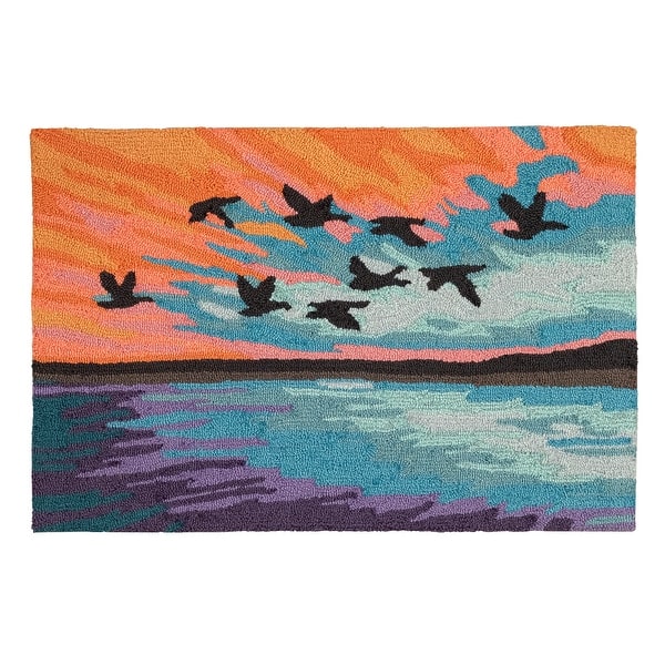 Liora Manne Frontporch Flock Indoor/Outdoor Rug Bed Bath & Beyond